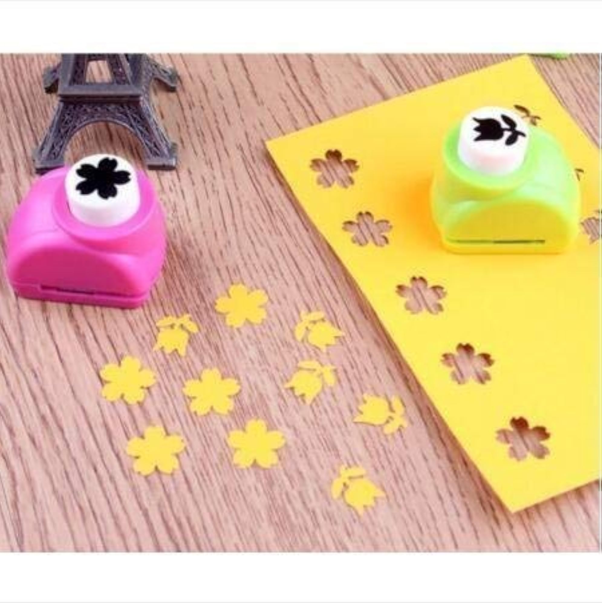 4 Pcs Assorted Shapes Paper Punches Set
